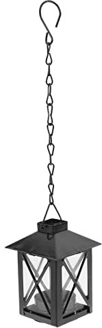 HOMSFOU Leuchter Hängender Laternenkerzenhalter Hängende Kerzenlaterne Hängendes Für Den Außenbereich Bauernmetall Vintage Kerzenhalter Laterne Eisen Kleine Kerze Draussen
