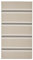 Ikea VIRKLUND Teppich Flachwebteppich In/Outdoor 80x150 cm weiß/beige/dunkelgrau