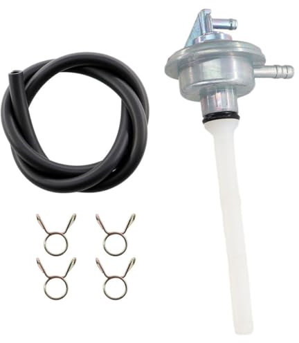 MCHNIC Unterdruck Benzinhahn Unterdruckhahn Tank Kraftstoffhahn für Peugeot Speedfight 1 2 3 4 Piaggio NRG Zip Base TPH Sfera 25 50 Roller und Yamaha Aerox MBK Nitro 50 Universal Roller