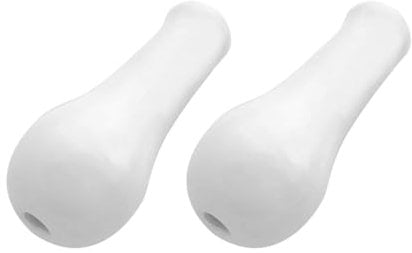 ARCO - Lot de 2 recharges pour poignées de porte en porcelaine - Renouvelez facilement vos poignées de porte