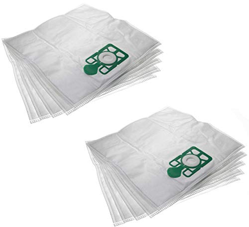 vhbw 10x Staubbeutel Ersatz für Numatic NVM-2BH | 604016 für Staubsauger - 44cm x 22cm Weiß