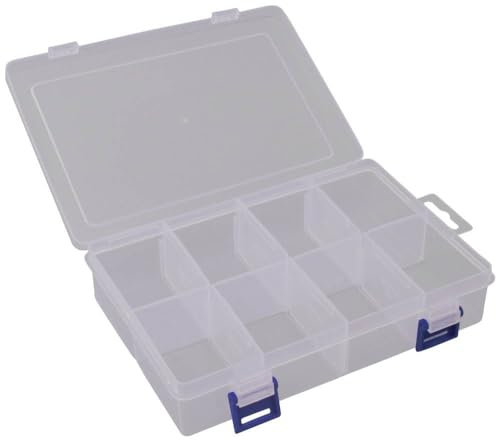 Quadrios 23SA082 Sortimentskasten (L x B x H) 20 x 13.5 x 4.5 cm Anzahl Fächer: 8 variable Unterteilung Inhalt 1 St.