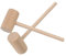 RORPOIR Lot de 12 mini marteaux pour enfants - Décoration - Mini jouets alimentaires - Maillets de homard en bois - Jouets pour enfants - Marteau à - Jouet à cheveux courts - Marteau en