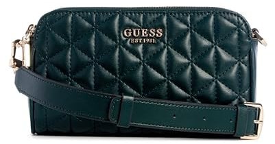 GUESS Damen Kori Status Klappe, Crossbody-Tasche, Wald
