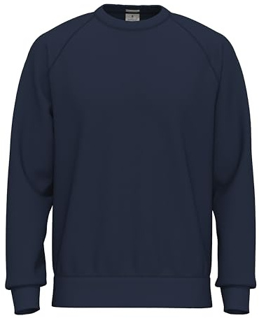 SoftSpun Pullover Herren Baumwolle – Sweatshirt Herren ohne Kapuze, Klassischer Pulli Regular Fit für Alltag & Arbeit