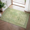 BEIMO Boho Fußmatte Innen 60x90cm, Vintage Fußmatte Waschbar, Kleine Teppiche Orientalisch rutschfest für Haustür, Flur, Küche, Hellgrün