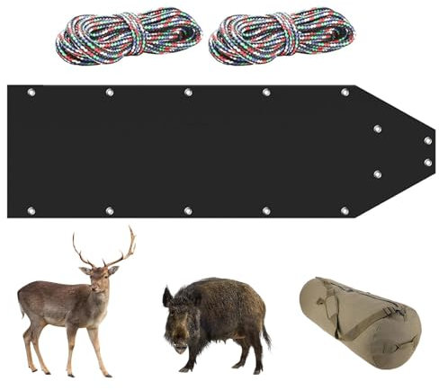 Hirschschlitten – Jagd-Schlitten für Hirsche | robuster toter Schneeschlitten für den Transport von Ausrüstung, Schlitten für den Transport von Hirschen, Feuer, Holz, Camping, Ausrüstung