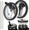 2 Tapas Stanley Cup a Prueba de Fugas con Para Flip Straw, Tapa de Repuesto para Vasos de 40 Oz con 2 Pajitas Intercambiables, Accesorios Stanley Cup, Reutilizable Tapa de Repuesto(Negro)