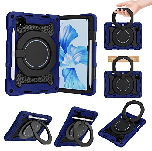 Custodie per tablet Custodia Compatible with bambini Compatible with Huawei MatePad Pro 11 2022 11,0 pollici, custodia con supporto girevole a 360 ° Custodia tre in uno infrangibile, a prova di caduta