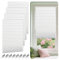 LAGAHS 4PCS Temporary Blinds, No Drill Stick On Non-woven Pleated Blinds with 8PCS Clips for Kitchen Patio Bathroom Bedroom Windows (White, 24x59in/60x150cm)