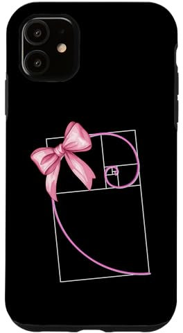 Kokette Bogen Fibonacci Goldener Schnitt Heilige Geometrie Mädchen Hülle für iPhone 11
