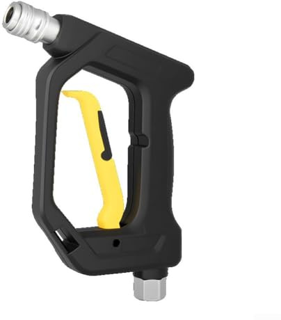 DAZZLEEX Hochdruck-Autowaschsprüher, 3/8 Zoll F-Einlass x 1/4 Zoll F-Ausgang, 3600 PSI Edelstahl, ergonomischer Griff, Auslöser für Hochdruckreiniger-Reinigungsaufgaben, tragbares Design für