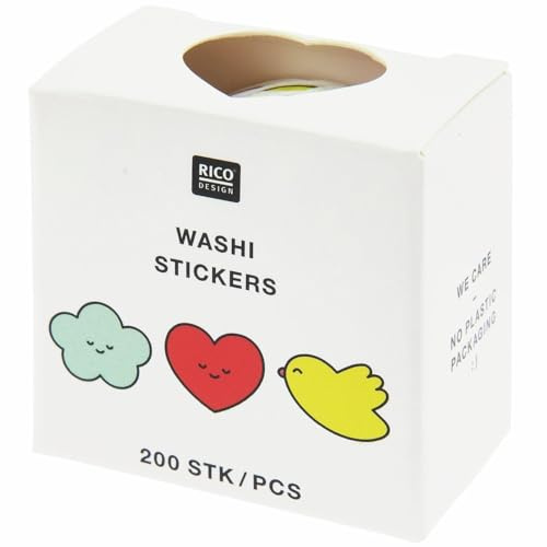 Washi Sticker Chingu FSC MIX, 200 Stk/Rolle