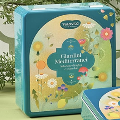Neavita Cofanetto in latta 20 filtri - Giardini Mediterranei