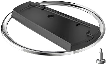 Socle Vertical Slim pour Console Compatible avec PS5 Pro et Slim, Support Vertical Noir Antidérapant avec Vis en Acier Inoxydable, Base Stable pour Refroidissement et Gain de Place