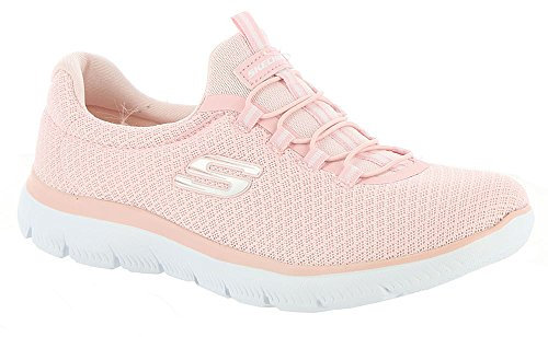 Skechers Summits Baskets pour femme, rose clair, 39 EU