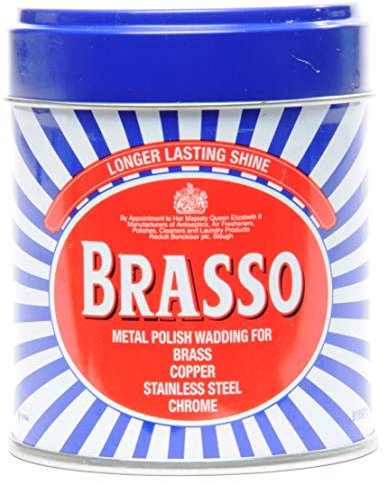 Brasso Metal Polisher Wadding for Brass, Copper, Stainless Steel & Chrome 2 x 175ml