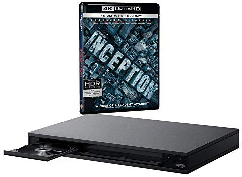 Sony UBP-X800 MULTIREGION Blu-ray Player Bundle with Inception Ultra HD 4K Blu-ray Disc