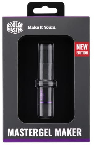 Cooler Master New MasterGel Maker, Pâte Thermique Extrême Performance, Composé à Conductivité Thermique 11 W/mK pour Refroidisseurs CPU/GPU et Dissipateurs, Embout Plat pour Application Facile