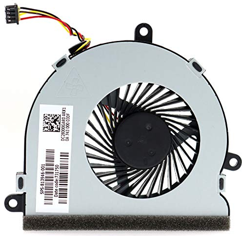 Deal4GO Ventilateur de processeur de remplacement pour HP Pavilion 15-BA 15-AB 15-AC 15-A 15-AY 15-BS 15-BW 255 G4 250 G4 15-AFXXX Ventilateur CPU 813946-001 815237-001 925012-001