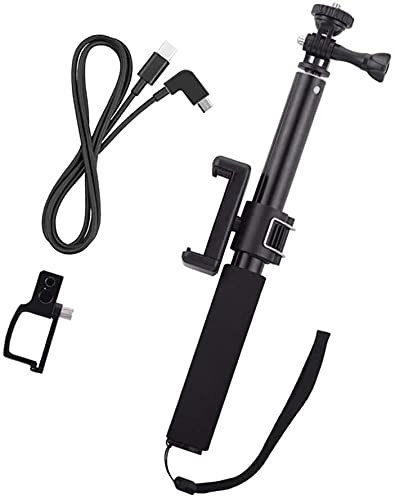 ZRDSZWZ Perche à selfie extensible et fiable avec déclencheur filaire pour téléphone micro USB