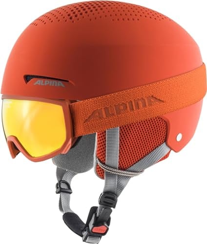 Alpina ZUPO Set (+SCARABEO JR) Kinderskibrille, Set&scarabeojr, 51-55 cm