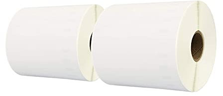 LEYF Etiketten für Dymo 4XL Labelwriter - S0904980-104mm x 159mm - 2 Rolle Pack Etiketten x 220 St. Je Rolle = 440 Etiketten, Selbstklebend, Adressetiketten, VersandEtiketten, DYMOXL2