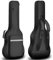 CAHAYA Konzertgitarrentasche 99.1 cm Gitarre Gigbag Softcase 6mm Dicke Polsterung Gitarren Rucksack mit großer Tasche Reflexbänder Modell CY0288, Schwarz, Classical Guitar Bag 39 Inch, Koffer für