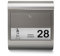 banjado® Briefkasten personalisiert mit graviertem Namensschild in Silber/Briefkasten Edelstahl 38x43x12cm / Briefkasten mit Hausnummer, Namen & Motiv Leuchtturm/Briefkasten mit Zeitungsfach
