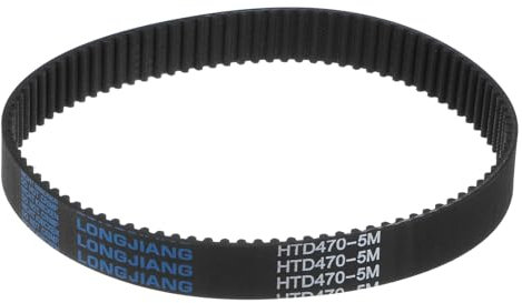 sourcing map HTD5M-470 Gummizahnriemen 94 Zähne Geschlossene Schleife Riemenscheibe Zahnriemen 20mm Breite, 470mm Umfang Synchronriemen