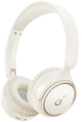 soundcore H30i Kabellose On-Ear Kopfhörer, Faltbares Design, Purer Bass, 70h Wiedergabe, Bluetooth 5.3, Leicht und bequem, App Steuerung, Multipoint-Verbindung (Generalüberholt)