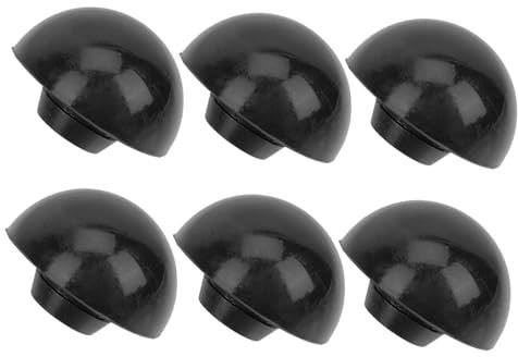 SAFIGLE 6er Set Ätherische Trommel Gummis Topfen - Breite Palette Yoga-Trommel Drum-Fuß-Pads Stahltrommel Percussion Zubehör für Handpan-Trommeln und Tambourin - Einfach zu bedienen mit Kieselgel