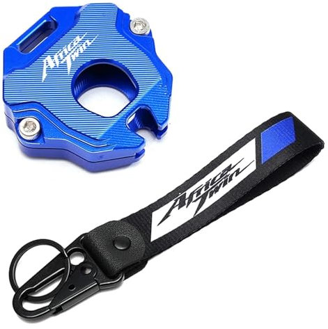 ZESIDIMO Para HON-DA Africa Twin CRF1100L CRF1000L CRF 1000 1100 XRV750 XRV 750 Moto Bordado Llavero Caso Funda Bolsos (Azul)