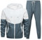 Battnot Jogginganzug Herren Atmungsaktiv Trainingsanzug Sportanzug Hausanzug 2-Teilig Sportbekleidung Trainingsanzug Herren Hoodie Mit Kapuze Langarm Fußball Sporthose Hoodie Hose für Gym Tracksuit