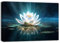 ZQQART Lotus Leinwandbild Zen Bild Wanddekoration Seerosenblüte Gemälde Spa Yoga Raum Meditationsraum Dekor Rahmen(Lotus 3,70x105cm)