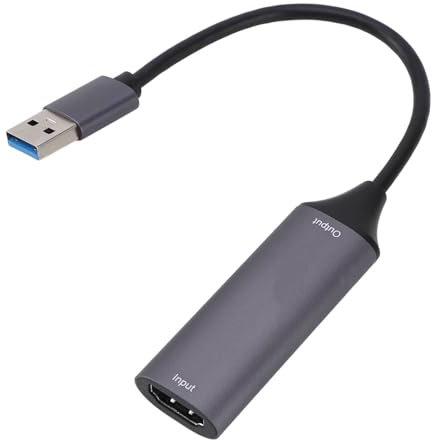 4K-HDMI-Videoaufnahmekarte, Spielvideoaufnahme für Live-Streaming, Gaming, für PS5, für, für OBS, Funktioniert mit PC/Win/Android/IOS (USB3.0)
