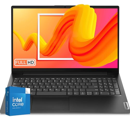 Lenovo V15 Series Laptop, 16GB RAM, 1TB SSD Storage, 15.6″ FHD Display with Low Blue Light, Intel 4-Core Processor up to 3.3Ghz, HDMI, Ethernet Port, WiFi and Bluetooth,