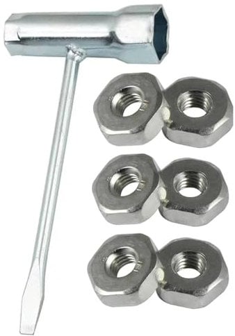 13 x 19 mm Chainsaw Wrench Scrench and MS180 Chainsaw Bar Nuts Fit for STI&HL MS170 MS200 MS210 MS230 MS250 MS290 MS310 017 018 019 020 021 023 024 Replace Parts Number #0000 955 0804(1 Set)