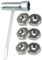 13 x 19 mm Chainsaw Wrench Scrench and MS180 Chainsaw Bar Nuts Fit for STI&HL MS170 MS200 MS210 MS230 MS250 MS290 MS310 017 018 019 020 021 023 024 Replace Parts Number #0000 955 0804(1 Set)