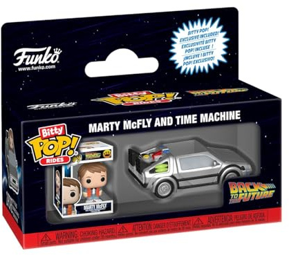 Funko Zurück in die Zukunft Time Machine (Bitty Pop! Ride) Vinyl Figur Unisex Pop! Standard