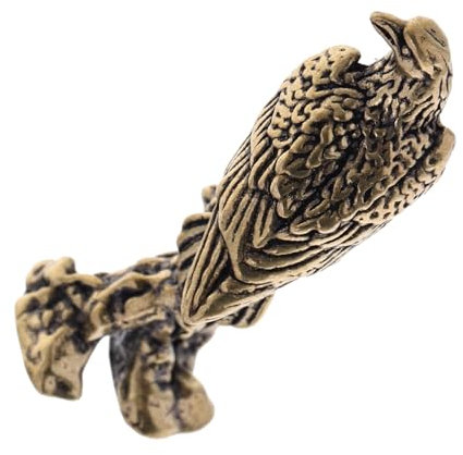 IMIKEYA 2st Adler-Messing-Ornament Goldadler-Statue Miniaturadler Feng-Shui-Statue Mini-Adler-Statue Adler Figur Ornament Falken-Statue Fengshui-tierfiguren Tischfigur Desktop-adlerfiguren