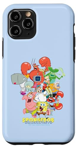 Hülle für iPhone 11 Pro SpongeBob SquarePants Group Shot Title Pose Poster