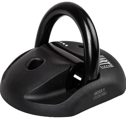 MUVIKE ANCHOR 14 Wand-Boden-Anker – ART 4287 zertifiziert – 14 mm Stahlöse – Sicherheitsstufe 10 – massive Verankerung für Fahrrad, E‑Bike, Motorrad – inkl. Montagematerial & Schutzkappen