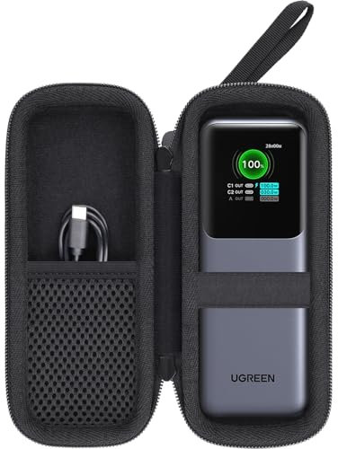 Baval Hartschale, tragbare Reisehülle, kompatibel mit Ugreen Nexode Powerbank, 25000 mAh, 200 W, tragbares Ladegerät, nur Hülle