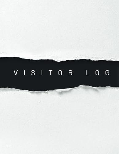 Corporate Visitor Log Book | Business Sign In/Out Register Including Pass Number Column for 1000 entries [With Name, Phone Number/Email, Company ... Cover Book Makes Tracking Office Guests Easy