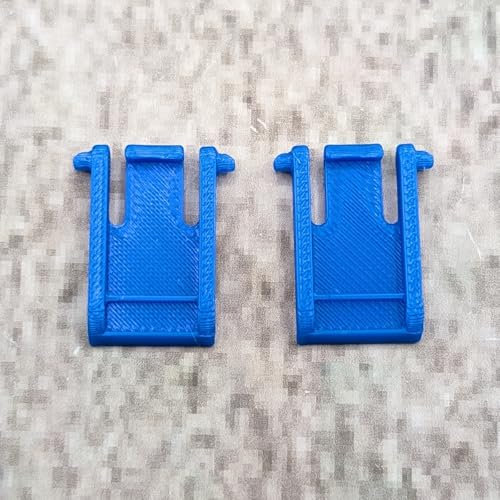 ULEIVA Replacement Keyboard Feet Blue 1 Pair (2 Pieces) Compatible with Logitech K120 Keyboard Replacement Part Keyboard Stand Keyboard Feet (Blue)