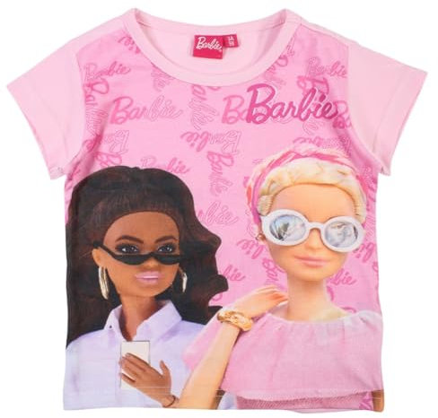 Disney T- Shirt Barbie, Rose, 8 Ans Mixte Enfant