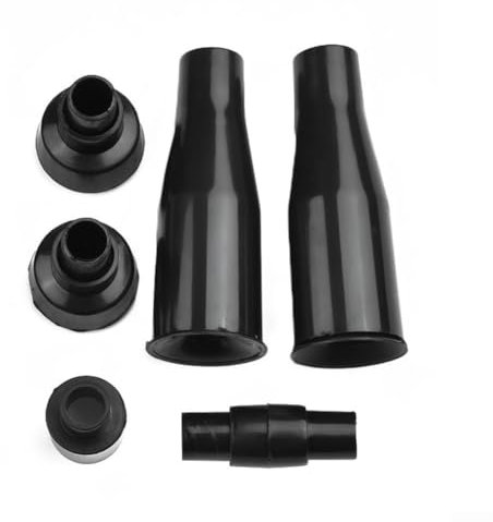 Niceminiwall Garden Fountain Nozzle Set Black Plastic Water Feature Sprayer Heads With Extension Tubes Multi Pattern Spray Attachments For Pond Pool Fish Tank Aquarium