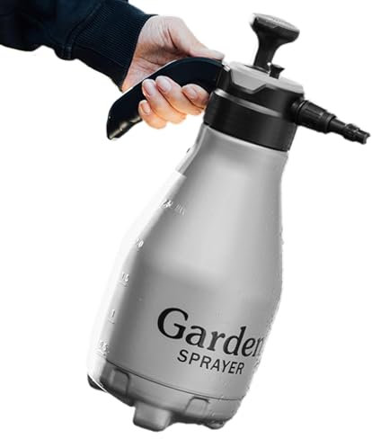 Kleines Drucksprühgerät, 2,5 l, tragbare Bedienungsanleitung für die Arbeit im Innen- und Außenbereich, Autowäsche und Rasen