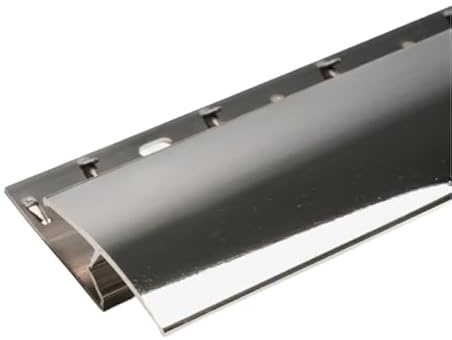 FloorPro Carpet to Laminate/Hard Flooring Doorbar - 0.9m - Z Section - Aluminum Threshold Transition Door Trim Strip - Chrome